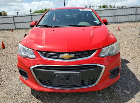 1G1JB5SB2L4142625 2020 CHEVROLET SONIC Красный Вид спереди