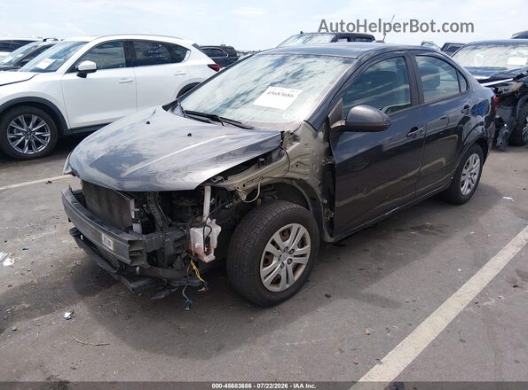 1G1JB5SB5K4101761 2019 CHEVROLET SONIC Gray Առջևի ձախ երեք քառորդ տեսարան