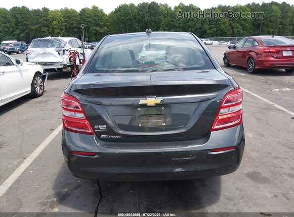 1G1JB5SB5K4101761 2019 CHEVROLET SONIC Gray 