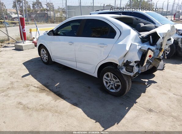 1G1JB5SB5L4101115 2020 CHEVROLET SONIC White Trasero izquierdo