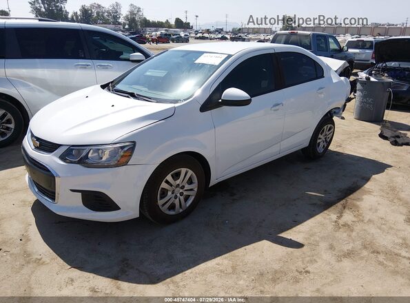 1G1JB5SB5L4101115 2020 CHEVROLET SONIC White Vista tres cuartos delantera izquierda