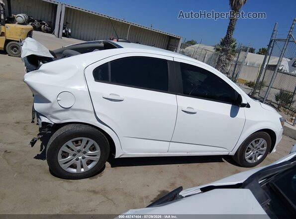1G1JB5SB5L4101115 2020 CHEVROLET SONIC White Vista interior trasera
