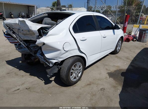 1G1JB5SB5L4101115 2020 CHEVROLET SONIC White Trasero derecho