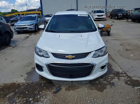 1G1JB5SB6L4105352 2020 CHEVROLET SONIC White Widok z przodu
