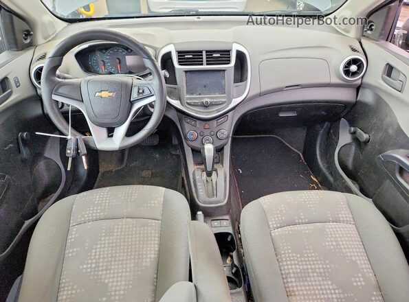 1G1JB5SG5H4133601 2017 CHEVROLET SONIC Gray Dashboard view