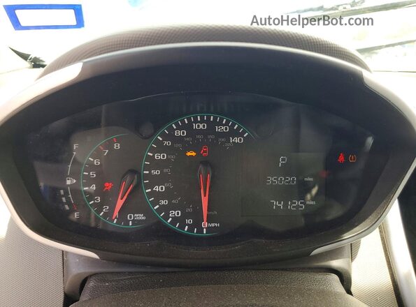 1G1JB5SH0H4136625 2017 CHEVROLET SONIC Blue Սարքավորումների վահանակի տեսք