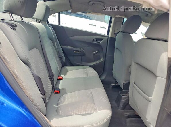 1G1JB5SH0H4136625 2017 CHEVROLET SONIC Blue Հետևի նստատեղերի տեսք