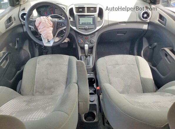 1G1JB5SH0H4136625 2017 CHEVROLET SONIC Blue Առջևի վահանակի տեսք