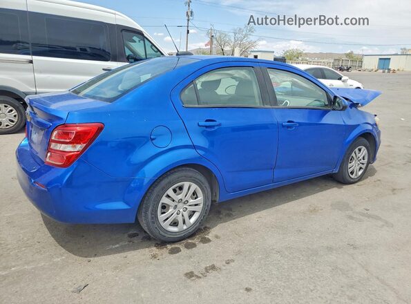 1G1JB5SH0H4136625 2017 CHEVROLET SONIC Blue Հետևի աջ