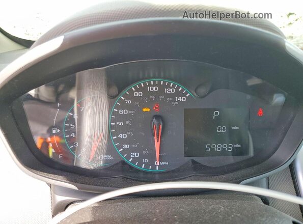 1G1JB5SH4H4156022 2017 CHEVROLET SONIC White Vista del cuadro de instrumentos
