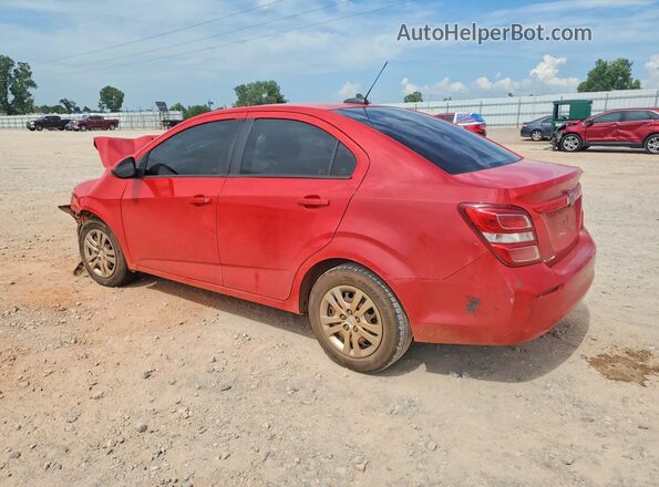 1G1JB5SH5J4127599 2018 CHEVROLET SONIC Red Trasero izquierdo