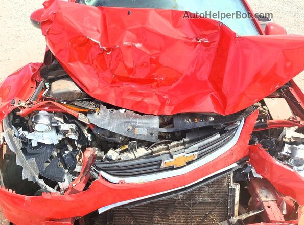 1G1JB5SH5J4127599 2018 CHEVROLET SONIC Red Vista interior trasera