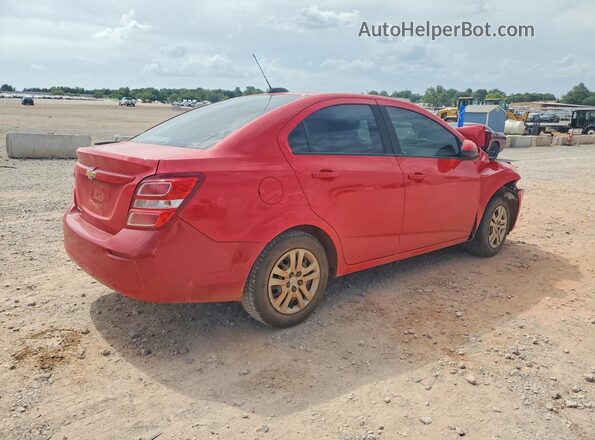 1G1JB5SH5J4127599 2018 CHEVROLET SONIC Red Trasero derecho