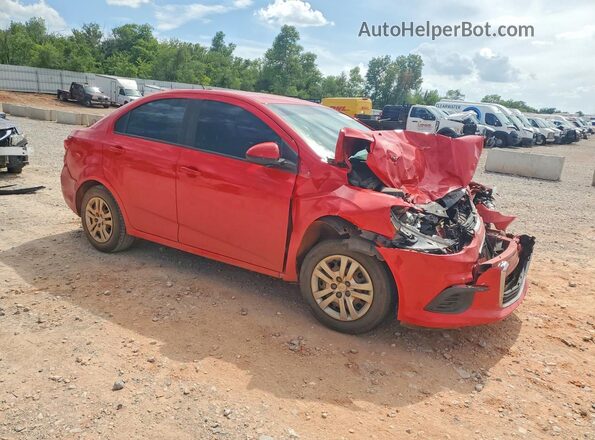1G1JB5SH5J4127599 2018 CHEVROLET SONIC Red Delantero derecho
