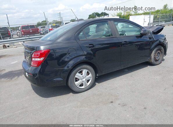 1G1JB5SH6H4152487 2017 CHEVROLET SONIC Black Trasero derecho