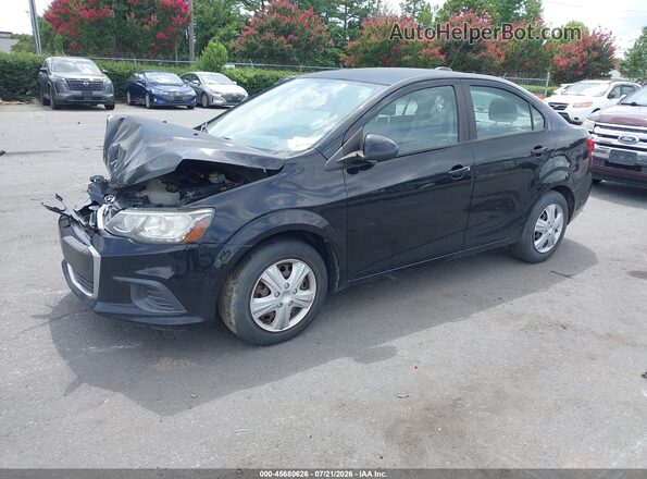 1G1JB5SH6H4152487 2017 CHEVROLET SONIC Black Vista tres cuartos delantera izquierda