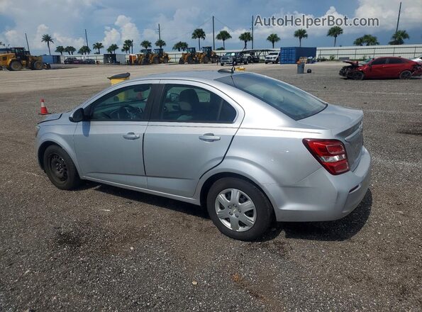 1G1JB5SH6H4154580 2017 CHEVROLET SONIC Silver Rear left