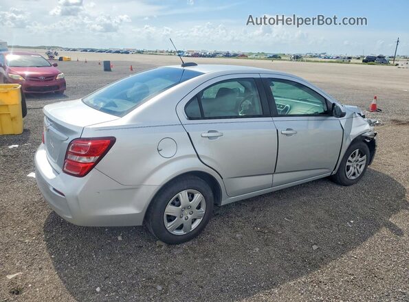 1G1JB5SH6H4154580 2017 CHEVROLET SONIC Silver Rear right