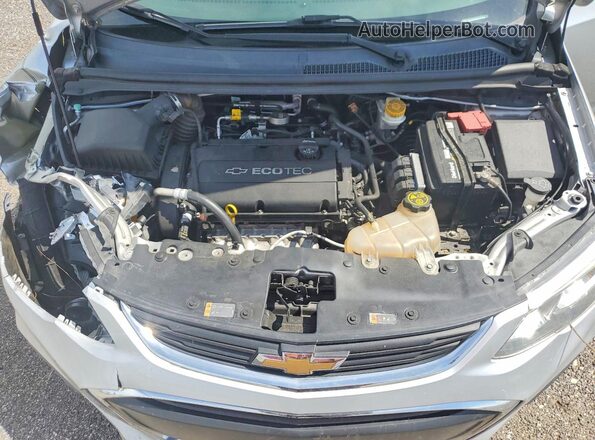 1G1JB5SH6H4154580 2017 CHEVROLET SONIC Silver Rear interior view