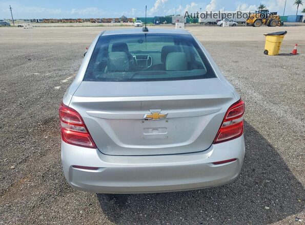 1G1JB5SH6H4154580 2017 CHEVROLET SONIC Silver Rear view