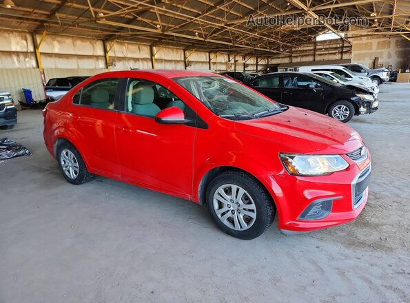 1G1JB5SH6J4110617 2018 CHEVROLET SONIC Red Front right