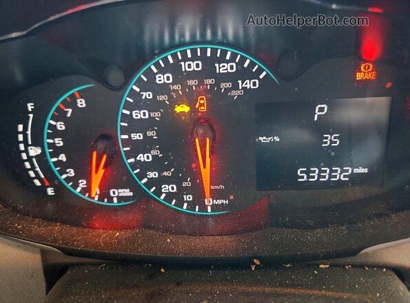 1G1JB5SH6J4110617 2018 CHEVROLET SONIC Red Instrument cluster view