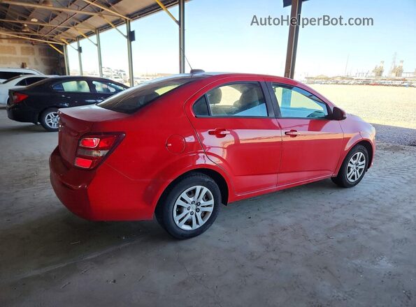 1G1JB5SH6J4110617 2018 CHEVROLET SONIC Red Rear right