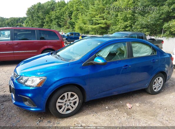 1G1JB5SH9H4134808 2017 CHEVROLET SONIC Blue Vista interior trasera
