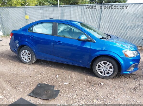 1G1JB5SH9H4134808 2017 CHEVROLET SONIC Blue Vista del cuadro de instrumentos