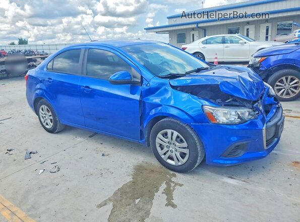 1G1JB5SH9H4138535 2017 CHEVROLET SONIC Blue Delantero derecho