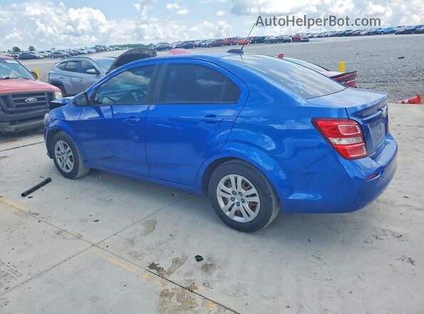 1G1JB5SH9H4138535 2017 CHEVROLET SONIC Blue Trasero izquierdo