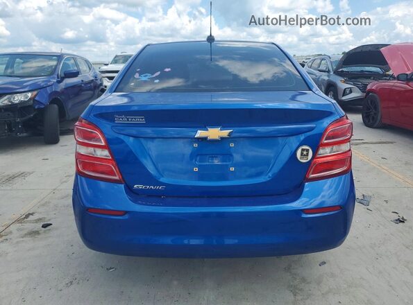 1G1JB5SH9H4138535 2017 CHEVROLET SONIC Blue Vista trasera