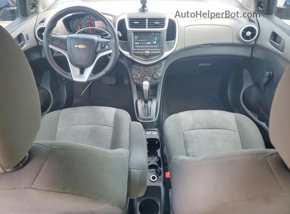 1G1JB5SH9H4138535 2017 CHEVROLET SONIC Blue Vista del salpicadero