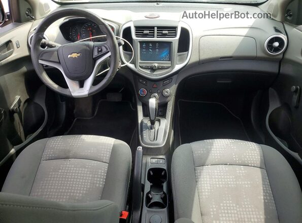 1G1JB5SH9H4151172 2017 CHEVROLET SONIC Gray Առջևի վահանակի տեսք