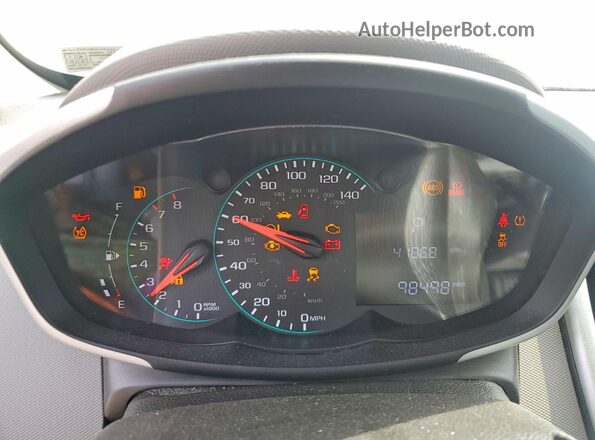 1G1JB5SH9H4151172 2017 CHEVROLET SONIC Gray Սարքավորումների վահանակի տեսք