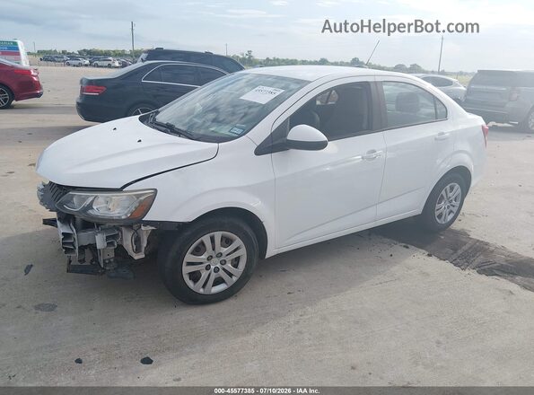 1G1JB5SH9H4176413 2017 CHEVROLET SONIC Белый Передняя левая четверть