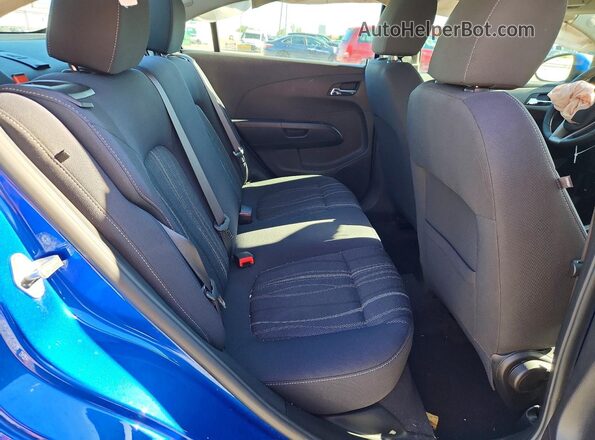 1G1JC5SG6G4163752 2016 CHEVROLET SONIC Blue Rear seats view