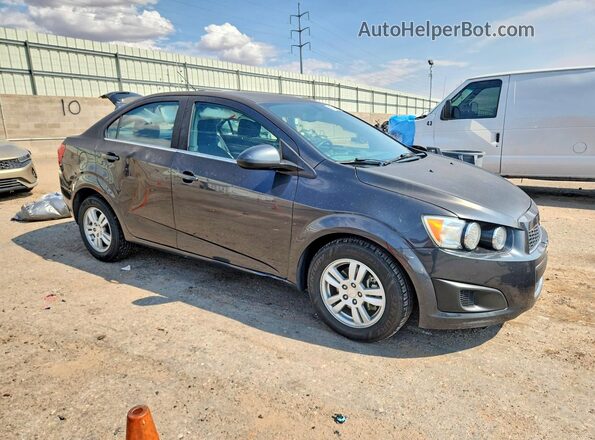 1G1JC5SH0G4152612 2016 CHEVROLET SONIC Gray Delantero derecho