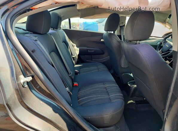 1G1JC5SH0G4152612 2016 CHEVROLET SONIC Gray Vista de los asientos traseros