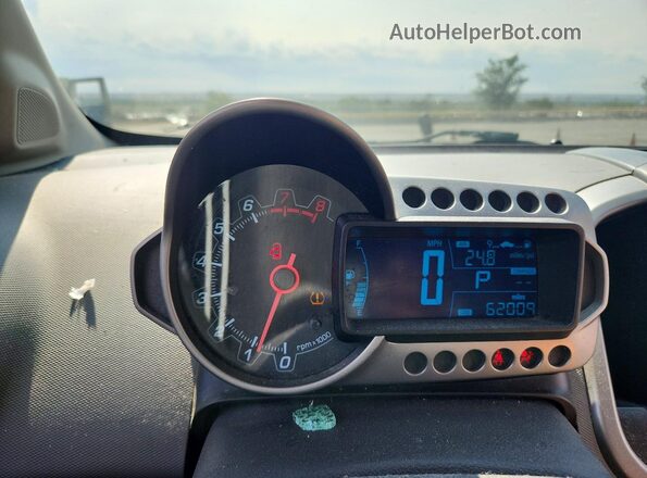 1G1JC5SH0G4152612 2016 CHEVROLET SONIC Gray Vista del cuadro de instrumentos