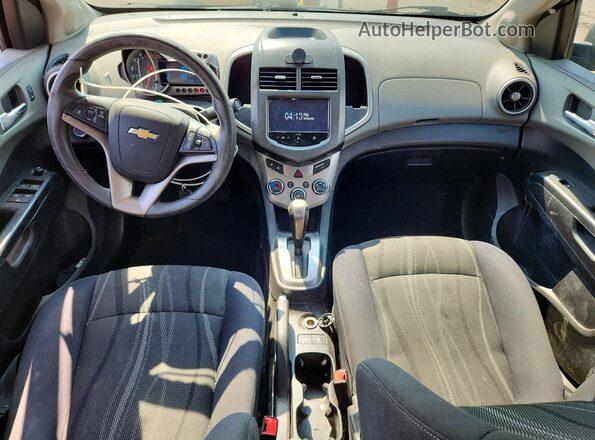 1G1JC5SH0G4152612 2016 CHEVROLET SONIC Gray Vista del salpicadero