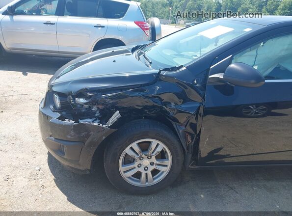 1G1JC5SH1G4171315 2016 CHEVROLET SONIC Black Front view