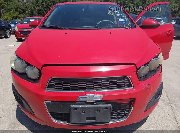 1G1JC5SH3G4154273 2016 CHEVROLET SONIC Red Դիմացի տեսք