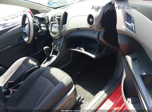 1G1JC5SH3G4154273 2016 CHEVROLET SONIC Red Սալոնի դիմացի տեսք