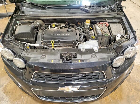 1G1JC5SH6G4139394 2016 CHEVROLET SONIC Black Vista interior trasera