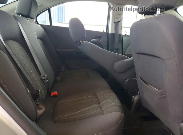 1G1JC5SH7G4158178 2016 CHEVROLET SONIC Silver Вид задніх сидінь