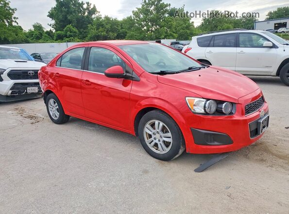 1G1JC5SH7G4184425 2016 CHEVROLET SONIC Красный Вид спереди