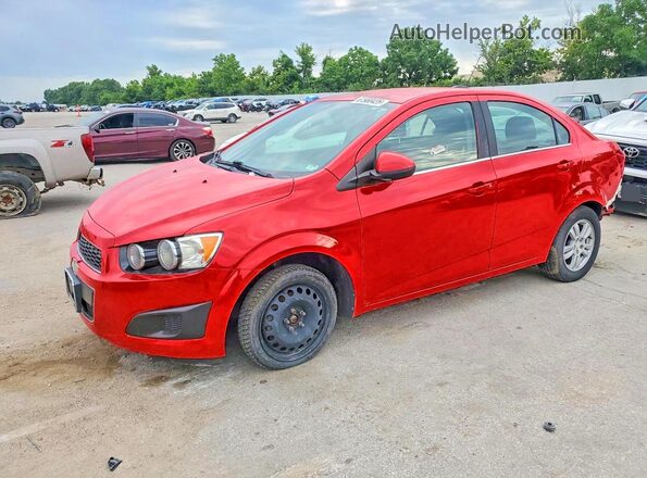1G1JC5SH7G4184425 2016 CHEVROLET SONIC Красный Задняя левая четверть