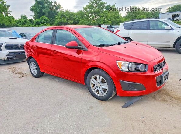 1G1JC5SH7G4184425 2016 CHEVROLET SONIC Красный Вид сзади