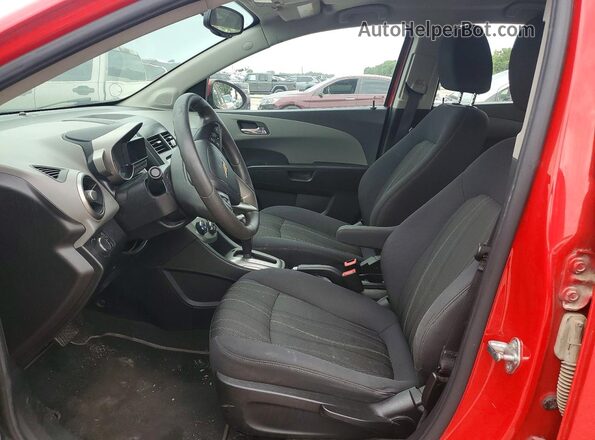 1G1JC5SH7G4184425 2016 CHEVROLET SONIC Красный Вид щитка приборов
